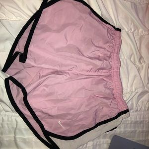 Kids light pink nike shorts!!
